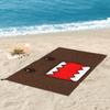 Милое мультяшное полотенце для пляжа Domo Kun, мягкое, из микрофибры, быстросохнущее, впитывающее, быстрые полотенца для ванны
