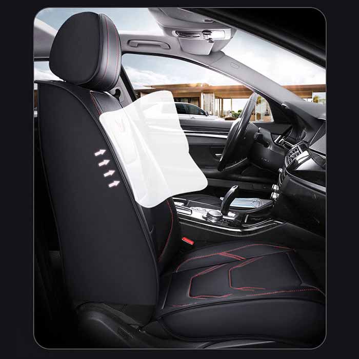 Полный комплект универсальных подушек для автомобильных сидений на 5 мест, водонепроницаемые чехлы для автомобильных сидений с полным охватом, защитные регулируемые съемные подушки для автомобильных сидений