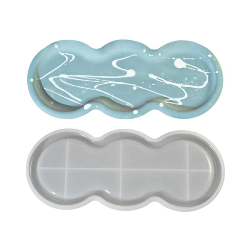 DIY поднос, форма для подставки, форма для эпоксидной смолы, овальная тарелка, коврик для чашки, силиконовая форма, держатель для ювелирных изделий, органайзеры, форма