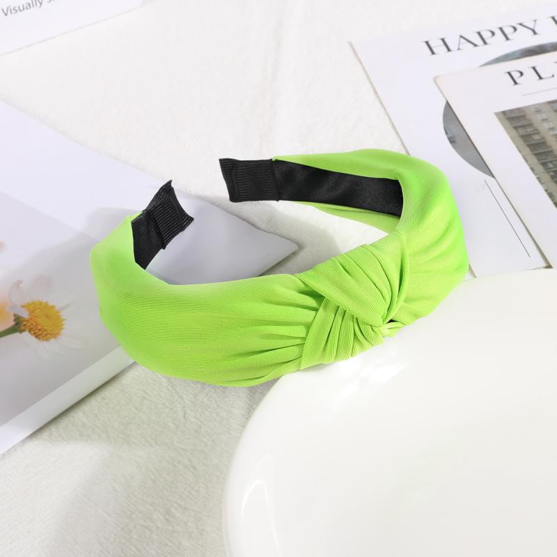 New Headbands for Women Girls Knotted Hair Band Solid Color Hairband Simple Hair Hoop Retro Makeup Headwear Hair Accessories