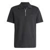 Originals Essential Trefoil Essentials Waffle Polo Shirt Men Polo Shirts Black IW5803