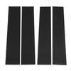 4PCS Black Pillar Posts High Gloss Door Window Pillar Posts Trim Cover Car Exterior Decoration for E