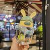 Bpas Frees Childrens Rabbit Figure Design Drinking Bottle With Carry Handle And Simple to clean Drinking Lip
