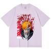 230 Gsm 100% Cotton Bleach V1 Ichigo Print Unisex Heavy Cotton T Shirt