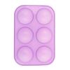 Силиконовые формы для мыла и шоколада, инструмент для выпечки тортов, круглая форма, 6 отверстий
