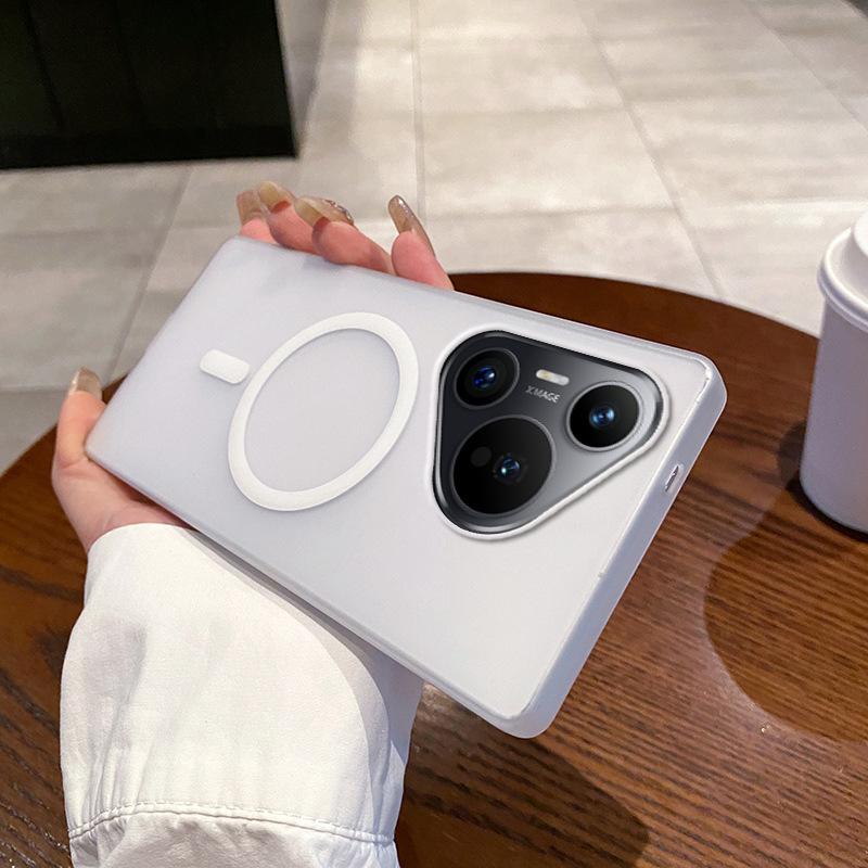 Матовый магнитный чехол для Xiaomi 17 Прозрачная крышка с защитой от отпечатков пальцев Совместим с Redmi Note 15 Pro Xiaomi 14 Poco F8 X6 X7