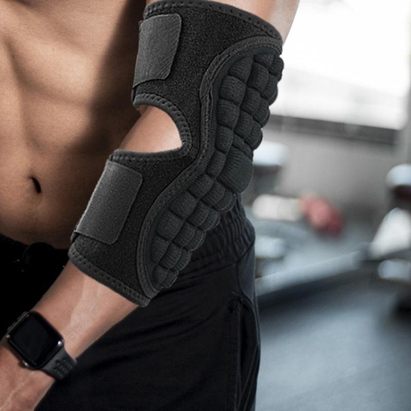 Baseball Elbow Guard Fitness Elbow Brace Adjustable Forearm Guard Breathable Elbow Support for Youth and Adult