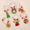 Marker Table Decoration Xmas Wine Rings Christmas Decoration Christmas Pendants Party Accessories