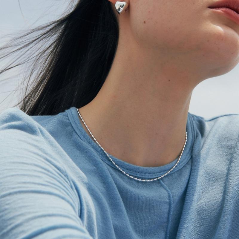 Verte 925 Silver Gross Rizi Necklace Silver un.Silver.128