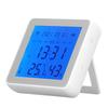 Temperature Humidity Monitor Voice Control Backlight Alarm Clock Smart Digital Humidity Sensor for
