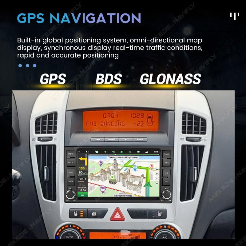 7-дюймовый Android 15 Для KIA CEED 2007 2008 2009 Беспроводной Carplay Автомобильный Радиоприемник Мультимедийный Плеер Аудио GPS Навигация Стерео Экран WIFI