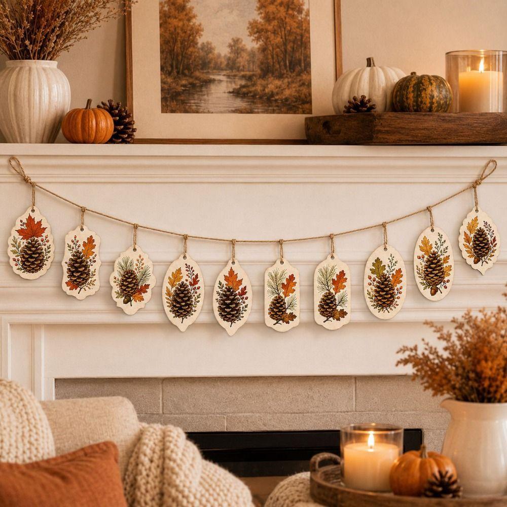 Multicolor Merry Christmas Banner Cartoon Wall Decoration Christmas Wall Ornament For Home