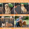 Waterproof Pet Car Seat Cover with Hanging Bag - Durable Polyester, Anti-Dirty Rear Cushion for Dogs and Cats