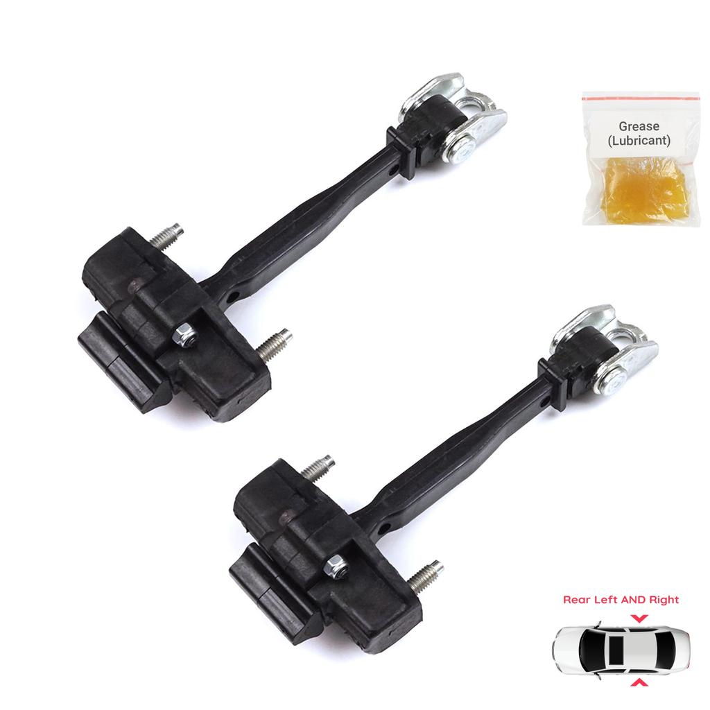 EDP1321-1 2 Pieces Rear Door Hinge Stop Check Strap Limiter for Peugeot 2008 e-2008 MK2 Opel Mokka B Mokka-e 9820816280