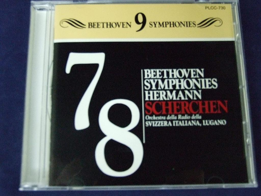 CD HERMANN SCHERCHEN - Hermann Scherchen Beethoven Symphon PLCC730 Japan Classical Used