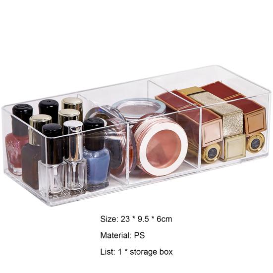 Органайзер для ящиков, многорешетчатый штабелируемый PS, аксессуары для красоты, разделитель лотков для ящиков, офисные принадлежности