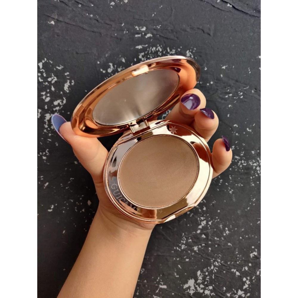 Хайлайтер Пресс-пудра для растушевки Контуринг лица Косметика Палитра для волос Dark Ang Light Color Fil Bronzer Hi, 02