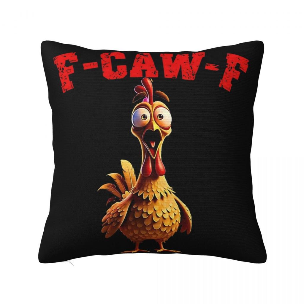 Смешные F-Caw-F Куриные Наволочки FCAWF Наволочка для Подушки Чехлы на Подушки Декор для Гостиной На Молнии Разные Размеры