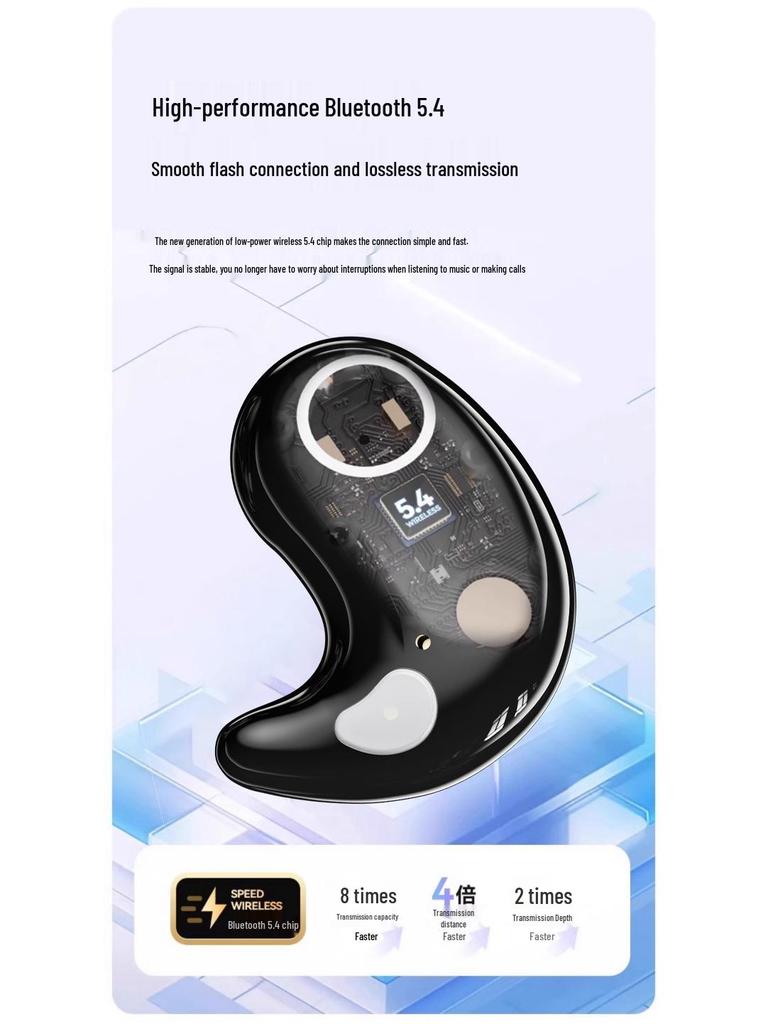 Беспроводные Bluetooth-наушники-вкладыши с шумоподавлением и высококачественным звуком