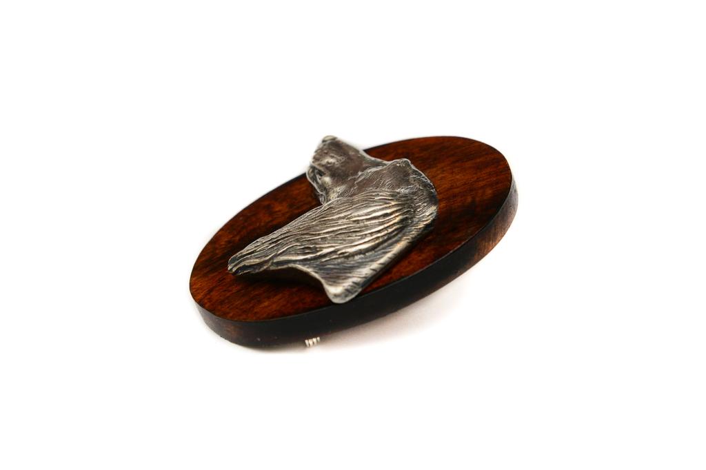 Saluki, Persian Greyhound, Arabian hound, Gazelle hound – Dog show brooch, starter number clip | Art-Dog