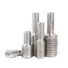 5-Piece Stainless Steel Conversion Bolts, Male To Male, M3, M4, M5, M6, M8, M10, SUS304, for Furniture Repair (M4x10 To M8x10)