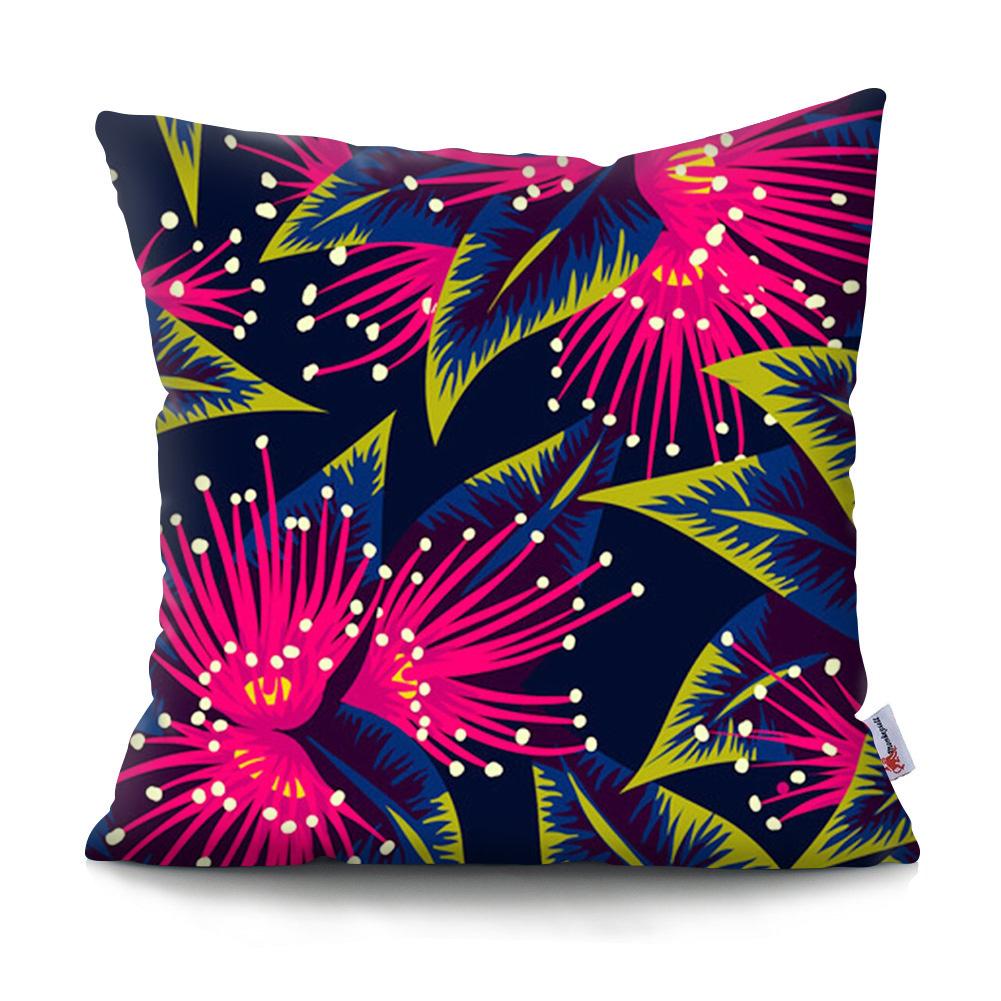 Plant and Fruit Printed Pattern Cushion Cover for Home Living Room Sofa Bedroom Decoration Waist Cushion Pillowcase