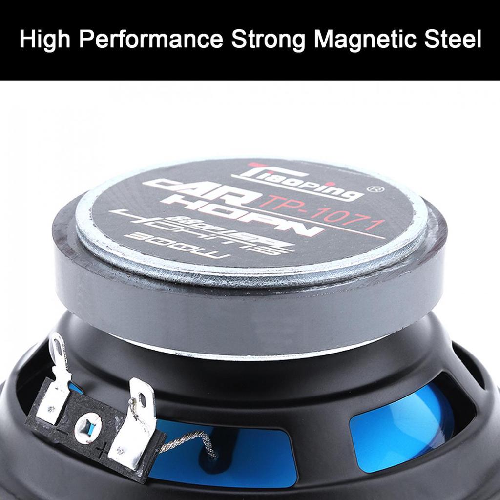 2pcs 4 Inch 2 Way 300W Car Speaker Automobile Car HiFi Audio Full Range Frequency Coaxial Speakers