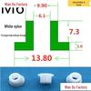 T-Shaped Nylon Insulating Bushing Spacer for M3-M35 Threads