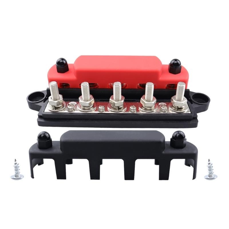 Waterproof Terminal Bus Wiring Stud Battery Junction Block Power Distribution for Car Marine Caravans Terminal Block