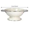 Rust-proof Enamel Coated Fruit Basket Carbon Steel Vegetable Strainer  Countertop