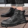 Retro Martin Boots Men's Motorcycle Tooling Boots Autumn