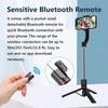 Extended Version Wireless Bluetooth Selfie Stick Foldable Tripod with Remote Shutter for Android IOS 2024 Latest Hot