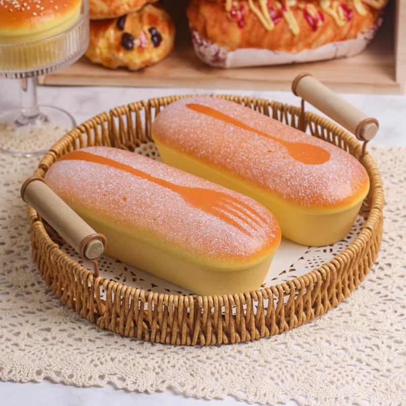 1Pcs Simulation Bread Squeeze Toys Stress Relief Realistic Food Fidget Toy Decompression Cake Cheese Bagel Bread Toy