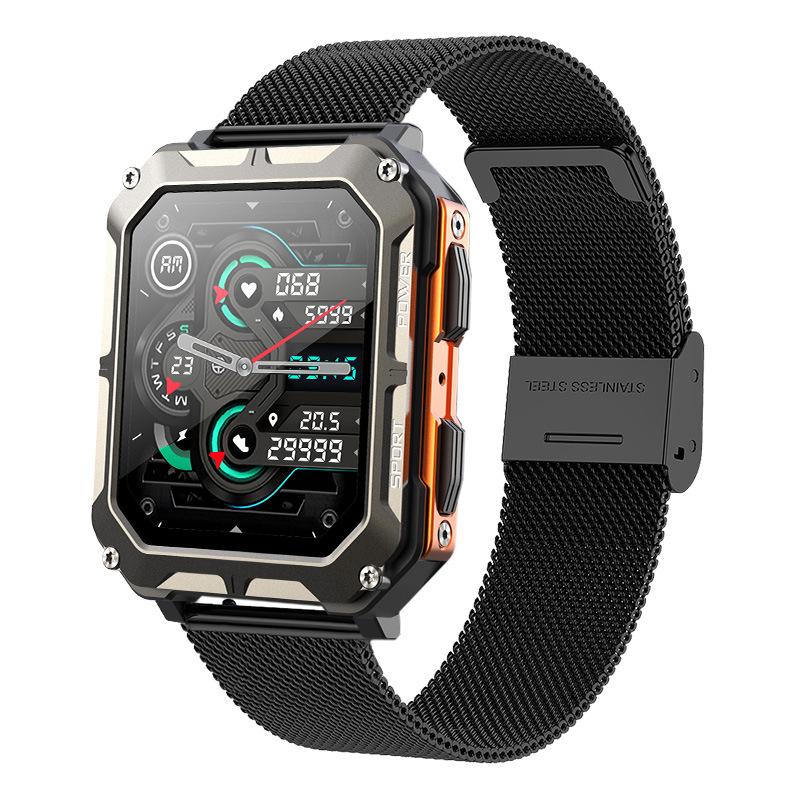 C20 PRO Smart Watch Men Bluetooth Call Outdoor Sports 1.83inch Large Screen Voice Assistant Fitness C20Pro Smartwatch