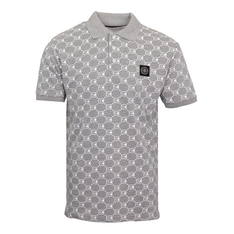 Men's Saturnine Cotton Polo Shirt with Logo Print TED LAPIDUS