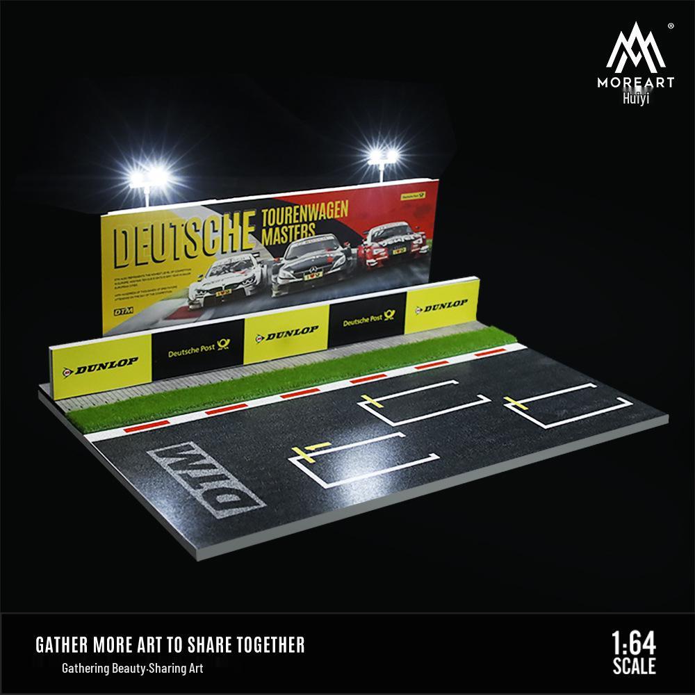 1:Модель гоночного автомобиля масштаба 1/64 с дисплеем и подсветкой - Коллекционные игрушечные машинки из сплава для хранения и украшения