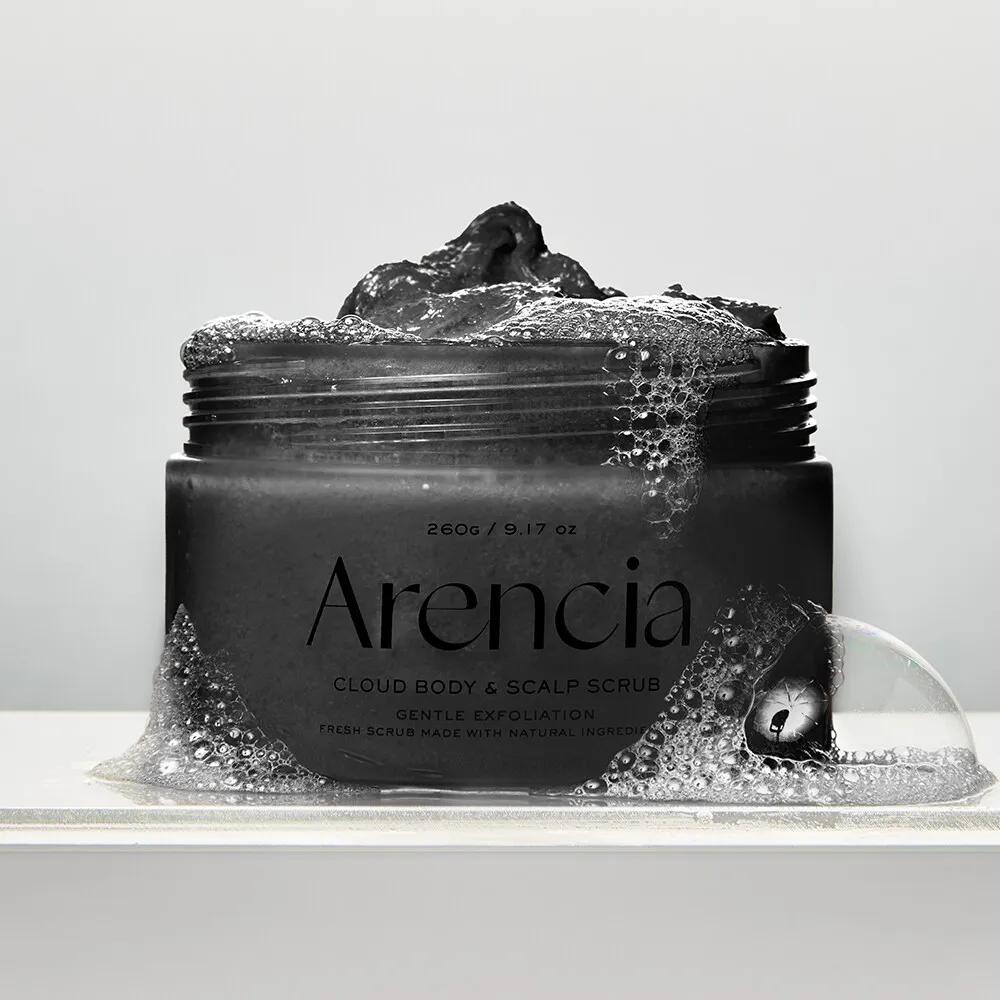 Arencia Fresh Cloud Скраб для тела и кожи головы (Черный чай и юдзу) 260г