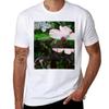 Pink Hibiscus Photograph Glitch Art Hawaii Tropical Flower Tshirt Basic Casual Wear Short Sleeve Top