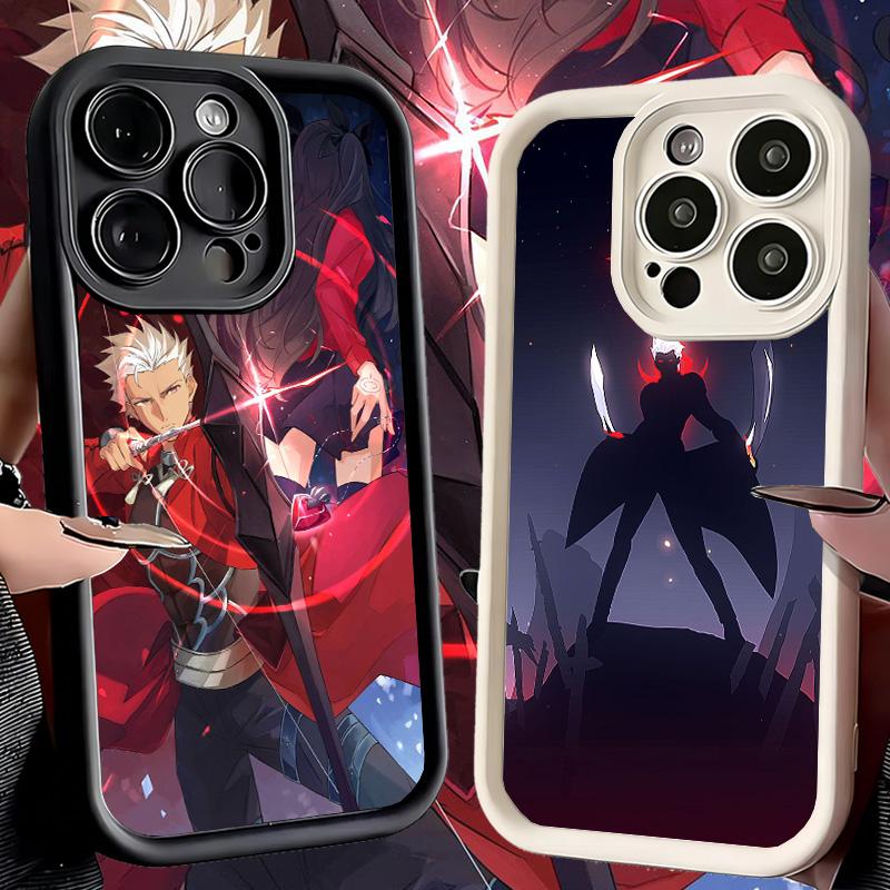 Чехол для телефона iPhone 17 Air 16E 15 16 Pro Max Fate Zero Stay Night Archer Чехол 14 Plus 13 12 Mini Мягкий Силиконовый Fundas