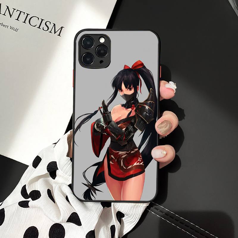 Чехол для телефона «Аниме девушка самурай» для iphone 13 8 7 6 6S Plus 5 5S SE 2020 12pro max XR X XS MAX 11 Fundas Coque Funda Shell