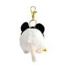 Sun Lemon Baby Animals Keychain Panda Mouse Black 7x14x10cm Plush Keychain P-1653