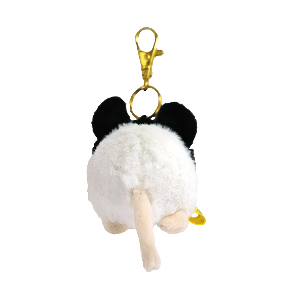 Sun Lemon Baby Animals Keychain Panda Mouse Black 7x14x10cm Plush Keychain P-1653