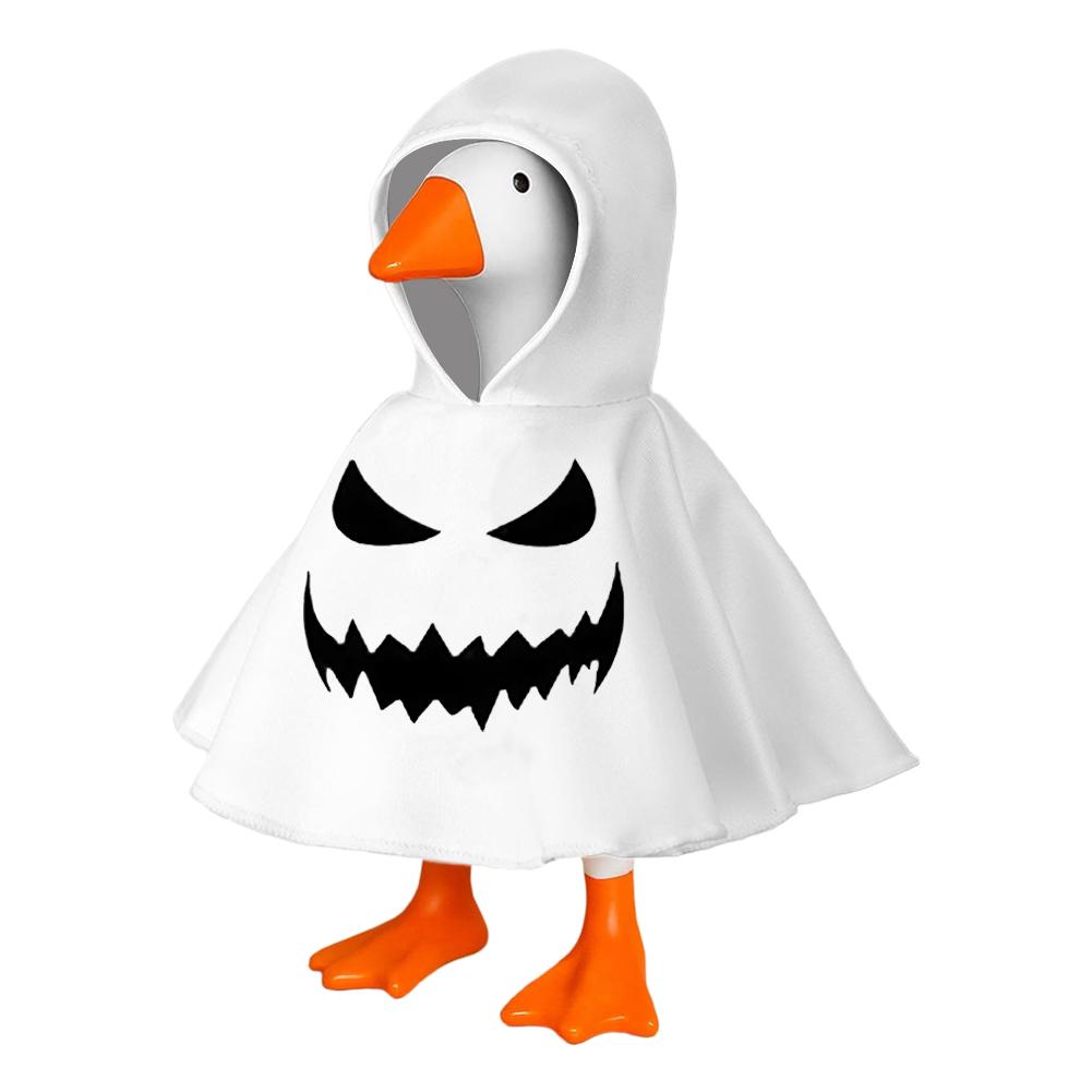 7-дюймовая толстовка с капюшоном для Хэллоуина для статуи гуся, миниатюрная одежда, толстовка для настольного гуся, декор стола