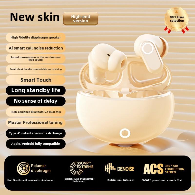 J16 Wireless Bluetooth 5.4 Earbuds, TWS In-Ear Headphones with Stereo Sound, Noise Cancelling, IPX4 Waterproof