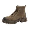 Men's Classic Retro Leather Outdoor Sports Thick Soles Anti Slip Wear-resistant Desert Boots Precision Craft Suede Leather Boots