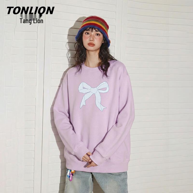 Женская повседневная толстовка TonLion с длинным рукавом и круглым вырезом
