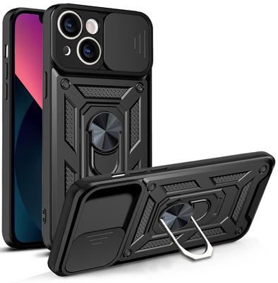 Чехол для iPhone 13 Чехол для iPhone 14 Pro Чехол для iPhone 13 Pro MAX Магнитное кольцо-держатель Бронированный чехол для телефона Защита камеры сдвижной Задняя крышка