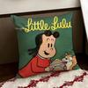The Little LLulu Show Cushion Cover Reversible Soft Durable Pillow Cover Home  Car MultiScene Use for Daily Comfort