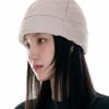 LUOESPAC Однотонная Шапка-бини с Подкладкой (Светло-бежевый)