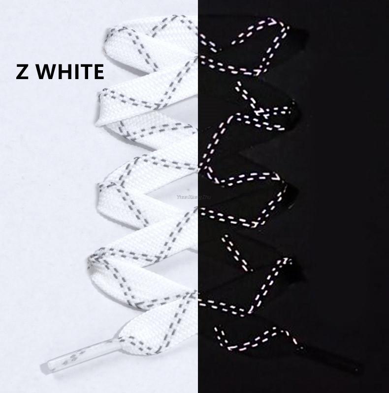 1 пара светоотражающих шнурков плоские шнурки для кроссовок цветные светоотражающие шнурки светящиеся шнурки 100/120/140/160 см шнурки